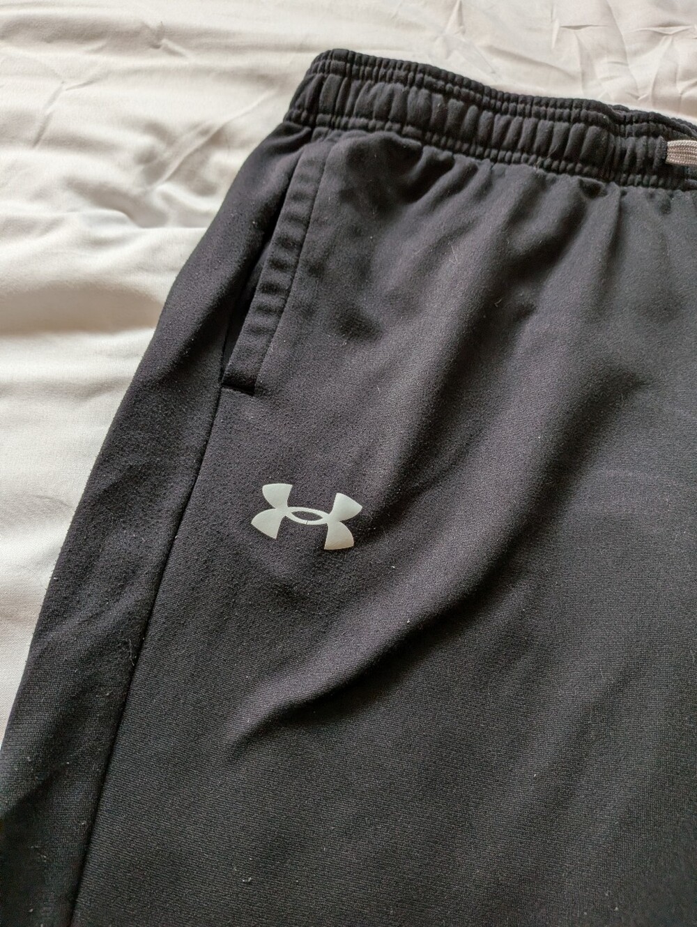 Under Armour Black Joggers with Gray Drawstring - Picture 4 of 6